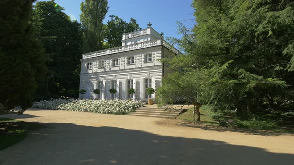 Little White House in Lazienki Park, Warsaw