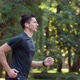Athlete Jogging In Park Preparing Triathlon Sport Healthy Lifestyle - VideoHive Item for Sale