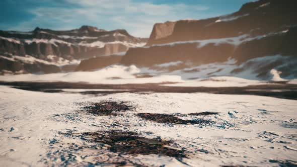 Rocks and Hills Under the Snow alt