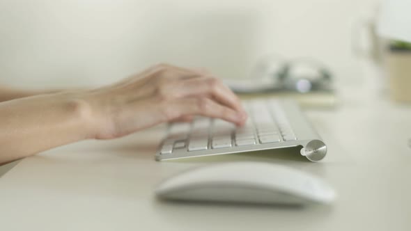 Typing On Computer alt