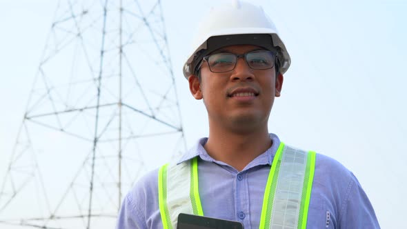 Engineering onsite to design and inspection on power plant with smile