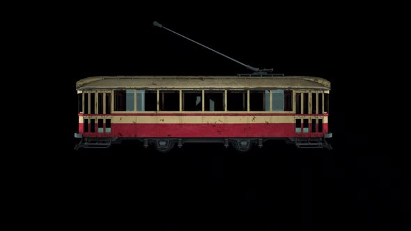 Electric Railway Train Metro 3D Alpha 2