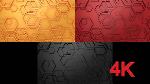 Animated Hexagons Background alt