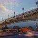 Sunset View of Bridge on Moscow River - VideoHive Item for Sale