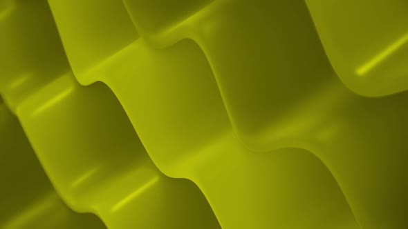 3d Colorful Loop Cartoon Waves Yellow alt