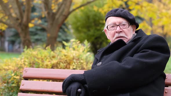 Anxious Mature Senior Man Who Feels Lonely Pensive Depressed Upset Old Widower alt