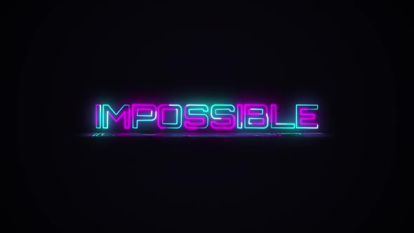 Impossible Text Animation