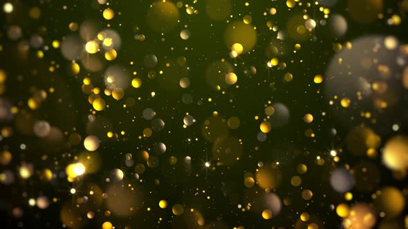 Gold Particle Lights
