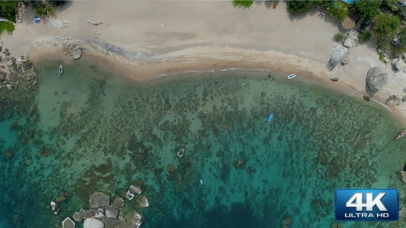 Еop View Down on Tropical Beach alt
