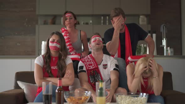 Austrian Fans Frustrated