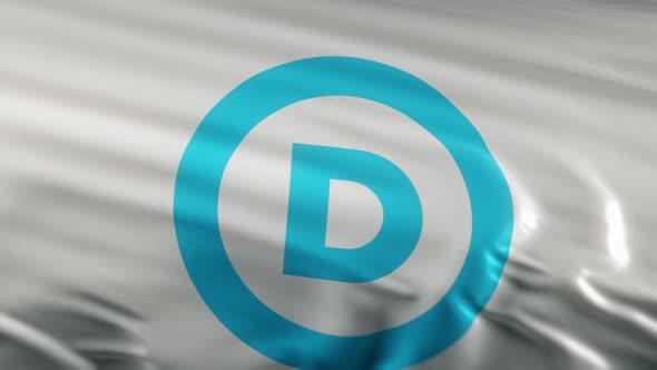 US Democratic party flag logo emblem