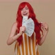 Redhead Girl Holding Cash Money Dollar Celebrate Dance Success Business Career Lottery Game Winner - VideoHive Item for Sale