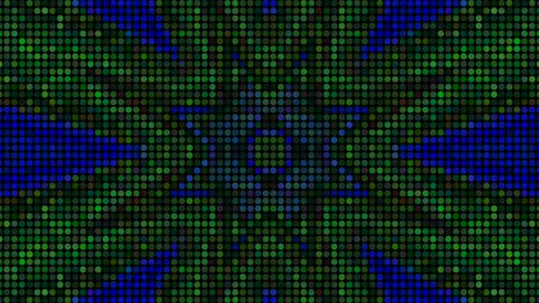 Kaleidoscopic Glitchy Neon Cyberpunk Fashion Holographic Background