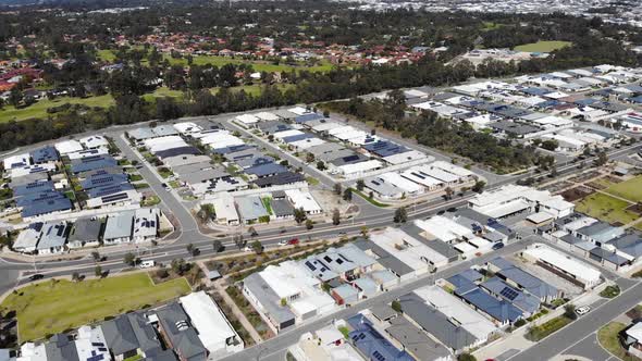 Aerial View of a Suburb in Australia