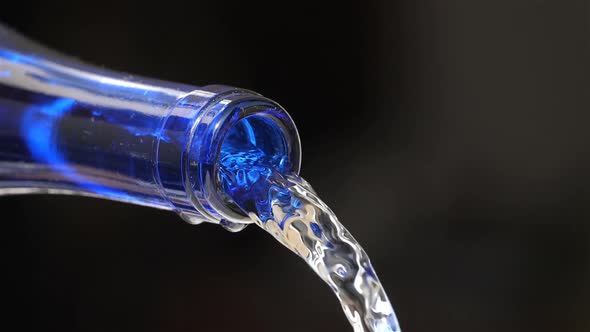 Water Pouring From a glass Bottle alt