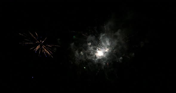 Fireworks Deauville in Normandy, Real Time 4K alt