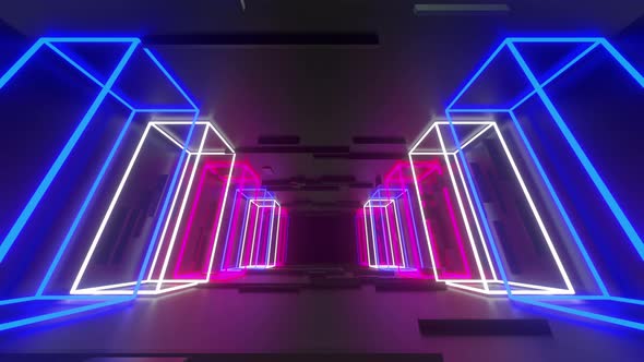 Cube Neon Land 03 4k