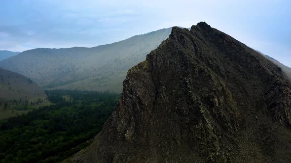 Mountain Sarma Gorge River and Forest