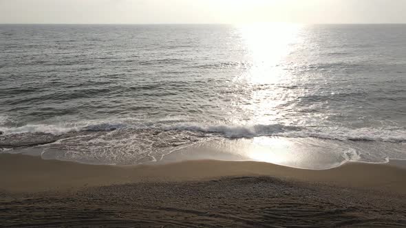 Sea Near the Coast - Close-up Aerial View of the Coastal Seascape alt
