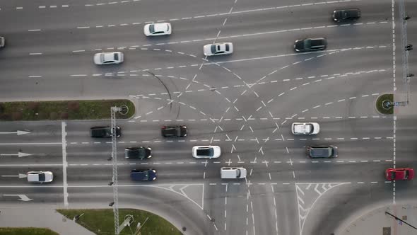 Urban Traffic In City Intersection