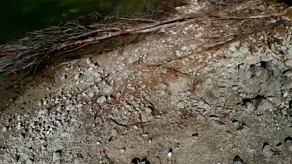 Beautiful Autumn Landscape on the Lake Ödsee in the Mountains in Upper Austria Salzkammergut alt