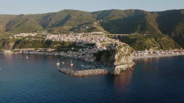 Scilla City in Calabria near the Sea alt