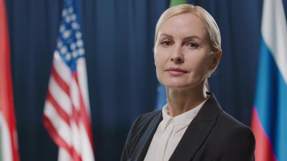 Beautiful Female Politician Portrait alt