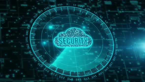 Digital Cloud Computing And Radar Scanning alt