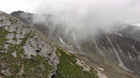 A Thick Fog Spreads Over the Ridge
