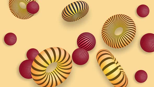 Torus and sphere background alt