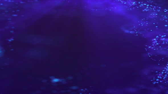 Blue Particles Background Ultra Wide