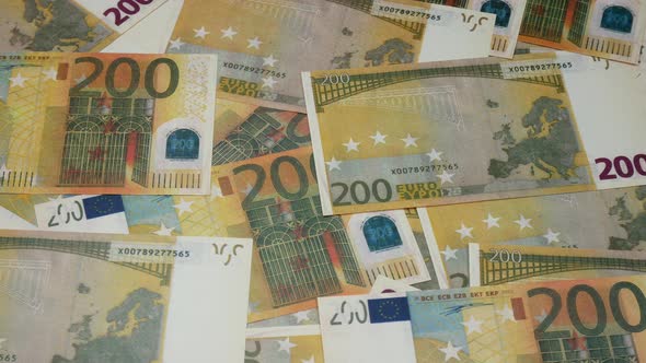 200 Euro Bills