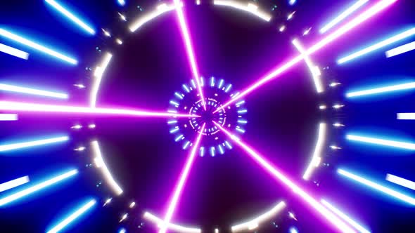 Purple Shining Rays High Tech Background 4K 01 alt