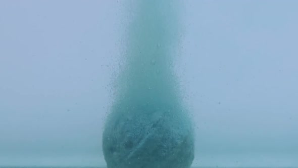 Carbon Tablet Dissolving in Water, Chemical Purification, Bioweapon Experiment alt