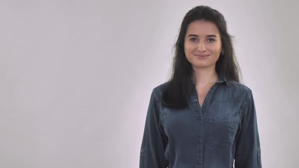 Caucasian Female Posing Indoors alt