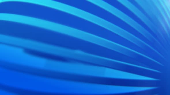 3D Abstract Blue Background 4K