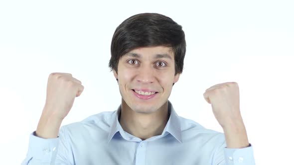 Successful Man Celebrating Success alt