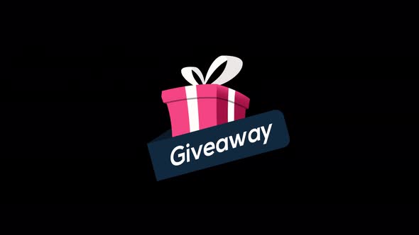 Giveaway Gift Box Animation