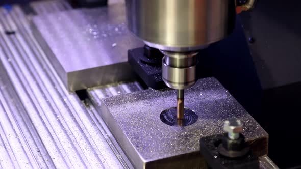 Processing of a Part on a Vertical Milling Machining Center