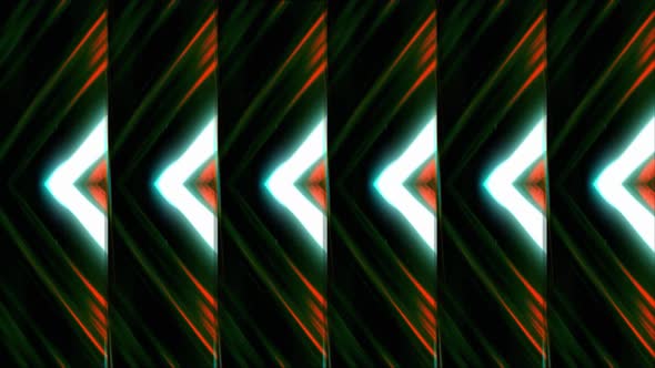 Triangular pattern with neon flickers alt