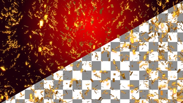 Explosion Golden Confetti alt