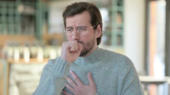 Creative Old Man Talking on Video Call on Laptop alt