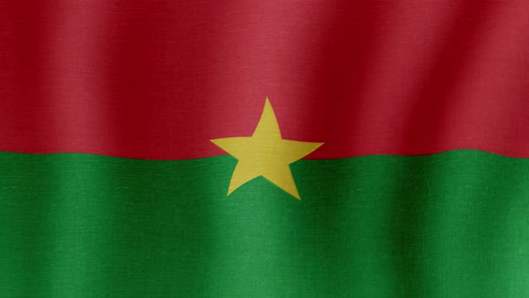 The National Flag of Burkina Faso