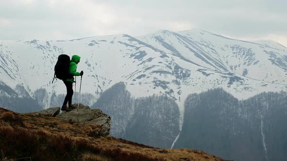 Hiker with Backpack