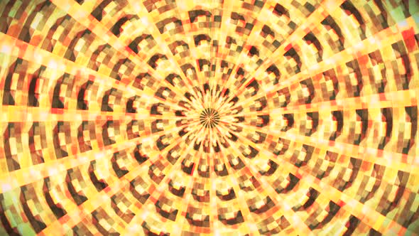 Broadcast Hi-Tech Glittering Abstract Patterns Tunnel 033