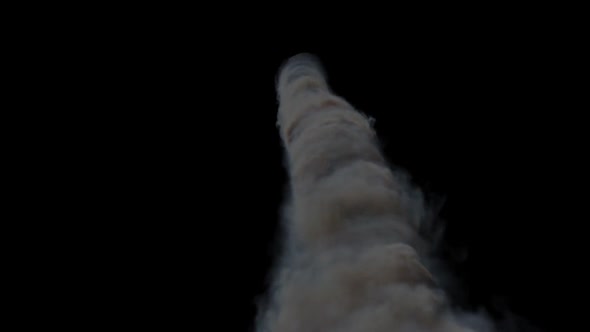 Tornado Of Smoke View From The Bottom