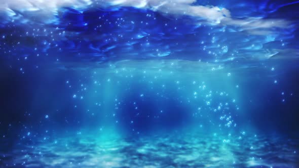 Blue Underwater Background