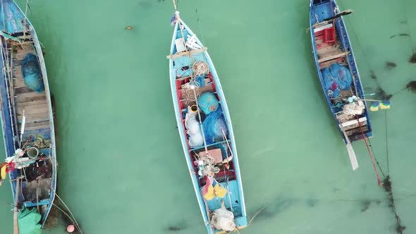 Fishing Boats Near Koh Samui Thailand