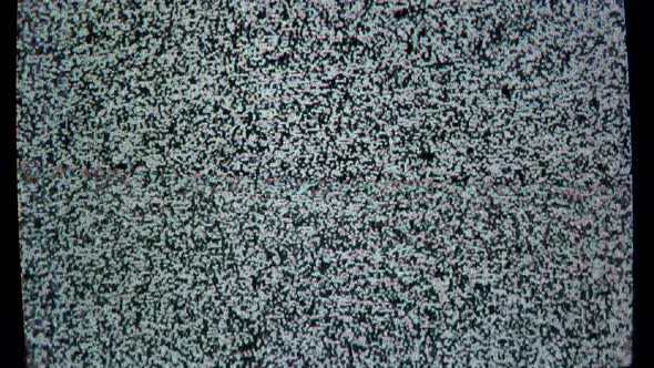 Flickering of the TV screen when there is no signal.