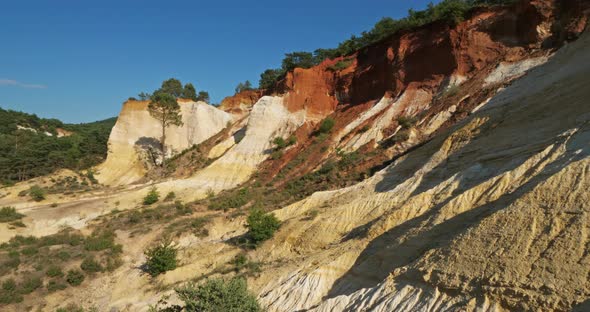 The french Colorado, Rustrel, Vaucluse, Provence,France alt